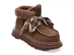 Ghete GRYXX maro, 3099, din piele intoarsa imagine