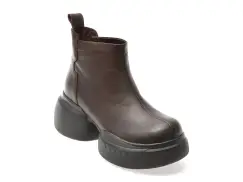 Ghete GRYXX maro, 35563, din piele naturala imagine