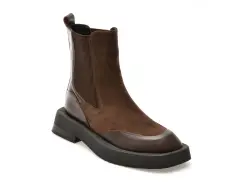 Ghete GRYXX maro, 481711, din piele intoarsa imagine