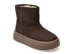 Ghete GRYXX maro, 624M125, din piele intoarsa imagine