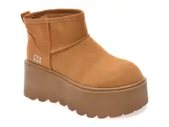 Ghete GRYXX maro, 8083, din piele intoarsa imagine