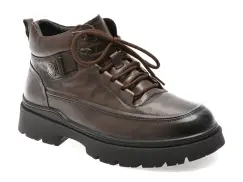 Ghete GRYXX maro, 8099, din piele naturala imagine