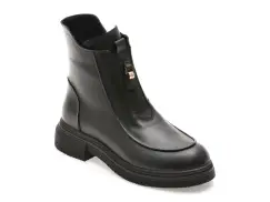 Ghete GRYXX negre, 18869, din piele naturala imagine