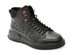 Ghete GRYXX negre, 1910151, din piele naturala imagine