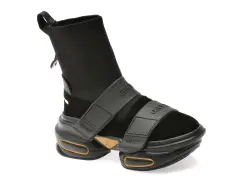 Ghete GRYXX negre, 20127, din material textil imagine