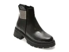 Ghete GRYXX negre, 2062172, din piele naturala lacuita imagine