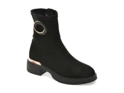 Ghete GRYXX negre, 207445, din piele intoarsa imagine