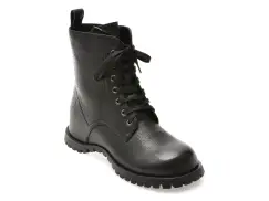 Ghete GRYXX negre, 2559, din piele naturala imagine