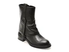 Ghete GRYXX negre, 2588, din piele naturala imagine