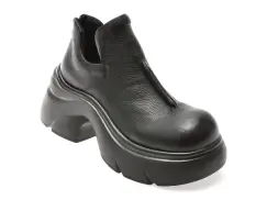 Ghete GRYXX negre, 2613, din piele naturala imagine