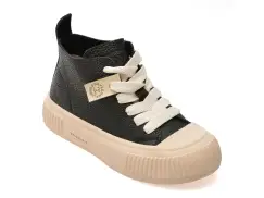 Ghete GRYXX negre, 2661, din piele naturala imagine