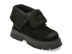 Ghete GRYXX negre, 3122, din piele intoarsa imagine