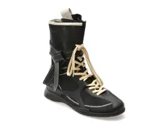 Ghete GRYXX negre, 3301, din piele intoarsa imagine