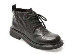 Ghete GRYXX negre, 37763, din piele naturala imagine