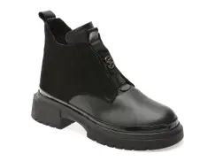 Ghete GRYXX negre, 386465, din piele naturala imagine