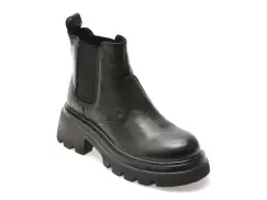 Ghete GRYXX negre, 38821, din piele naturala imagine