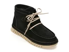 Ghete GRYXX negre, 3911502, din piele intoarsa imagine