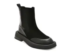 Ghete GRYXX negre, 481711, din piele intoarsa imagine