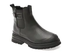 Ghete GRYXX negre, 5214, din piele naturala imagine