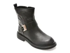 Ghete GRYXX negre, 5389, din piele naturala imagine
