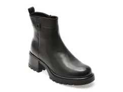 Ghete GRYXX negre, 5808, din piele naturala imagine