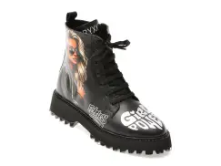 Ghete GRYXX negre, 5962331, din piele naturala imagine