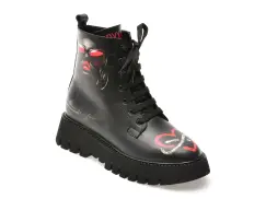 Ghete GRYXX negre, 5962332, din piele naturala imagine