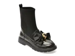 Ghete GRYXX negre, 5B292T, din piele naturala lacuita imagine