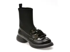 Ghete GRYXX negre, 5W306T, din piele naturala lacuita imagine