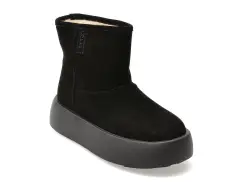 Ghete GRYXX negre, 624M125, din piele intoarsa imagine