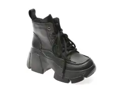 Ghete GRYXX negre, 68216, din piele naturala imagine