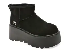 Ghete GRYXX negre, 8083, din piele intoarsa imagine
