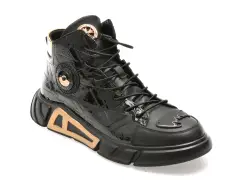 Ghete GRYXX negre, 851351, din piele naturala imagine