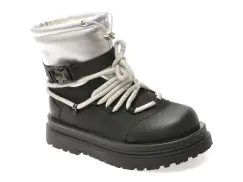 Ghete GRYXX negre, 8766, din piele naturala imagine