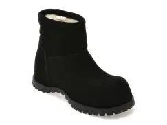 Ghete GRYXX negre, 9933, din piele intoarsa imagine