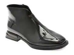 Ghete GRYXX negre, DX1268, din piele naturala lacuita imagine