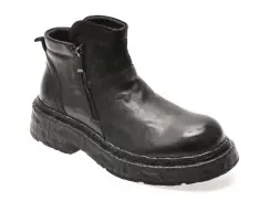 Ghete GRYXX negre, G7112, din piele naturala imagine