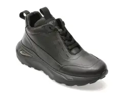 Ghete GRYXX negre, LN1, din piele naturala imagine