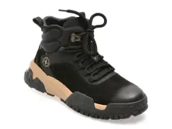 Ghete GRYXX negre, LN19, din piele naturala imagine