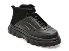 Ghete GRYXX negre, LN39, din piele naturala imagine