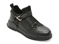 Ghete GRYXX negre, LN55, din piele naturala imagine