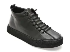 Ghete GRYXX negre, LN61, din piele naturala imagine