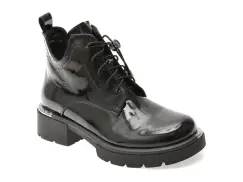 Ghete GRYXX negre, M90B, din piele naturala lacuita imagine