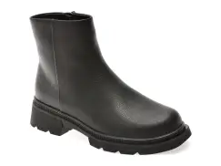 Ghete GRYXX negre, W687, din piele naturala imagine