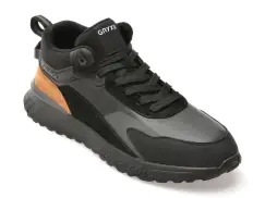 Ghete GRYXX negre, ZMSN33, din piele naturala imagine