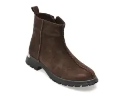 Ghete IMAGE maro, 208300, din piele intoarsa imagine