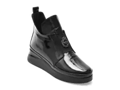 Ghete IMAGE negre, 1069344, din piele naturala lacuita imagine