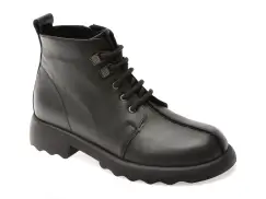 Ghete IMAGE negre, 1767063, din piele naturala imagine