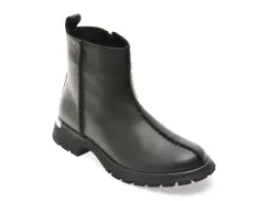 Ghete IMAGE negre, 208300, din piele naturala imagine