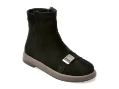 Ghete IMAGE negre, 2541842, din piele intoarsa imagine